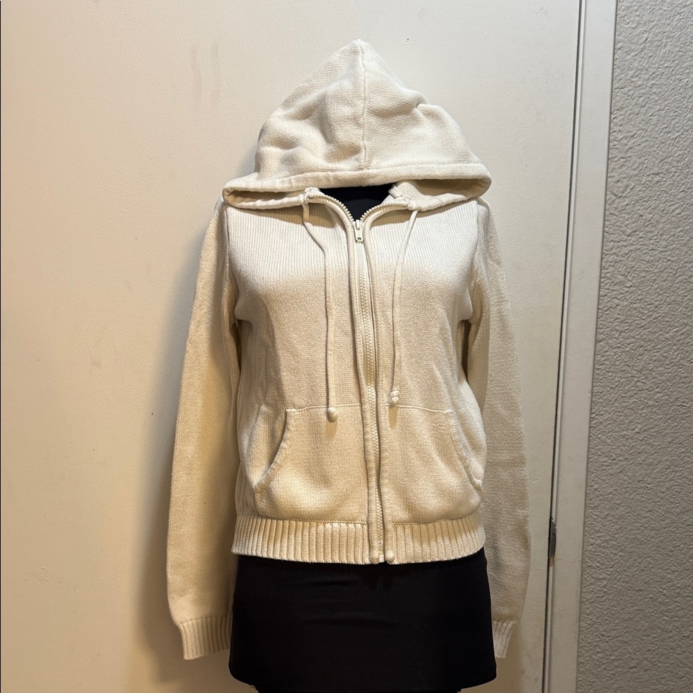 Brandy Melville Off-White Knit Top